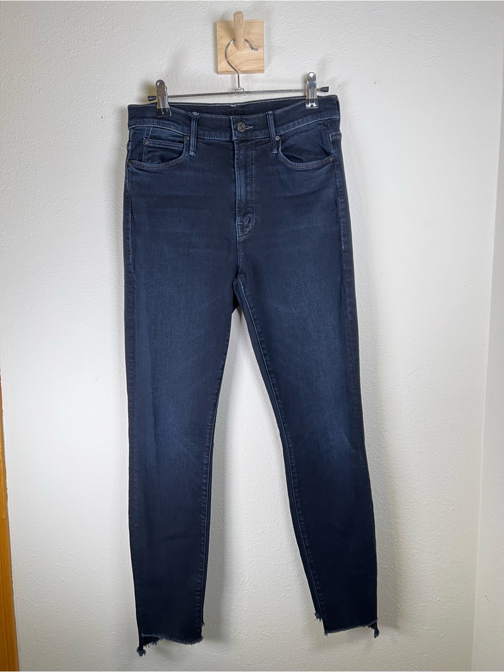 MOTHER The Stunner Zip Two Step High-Rise Skinny Jeans Size 27